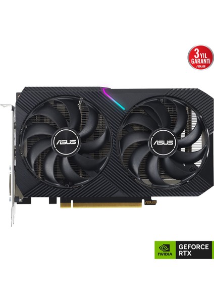 DUAL-RTX3050-O8G V2 RTX3050 8gb Gddr6 128BIT Hdmı/3xdp Pcı-E 4.0 fiyatları