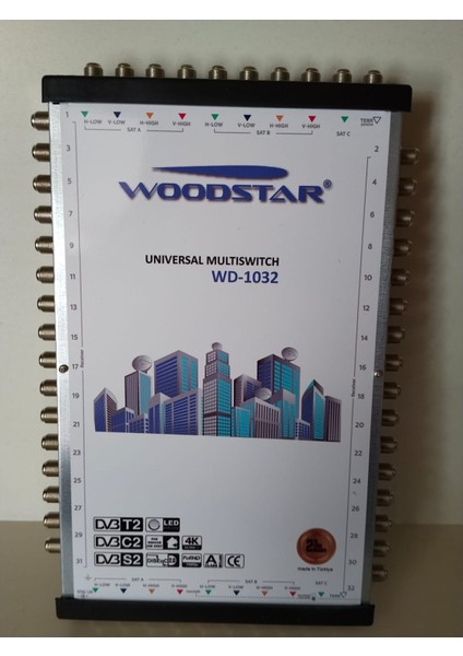 Wd-10/32 Dıseqc Multıswıtch Uydu Santrali