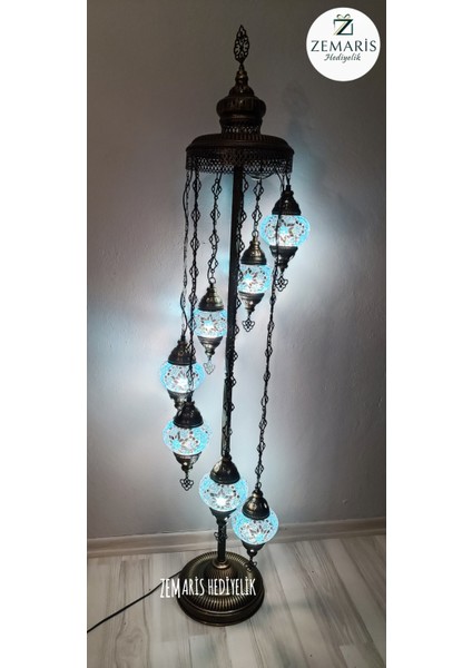 El Yapımı Otantik Mozaik Lambader 5'li fiyatları