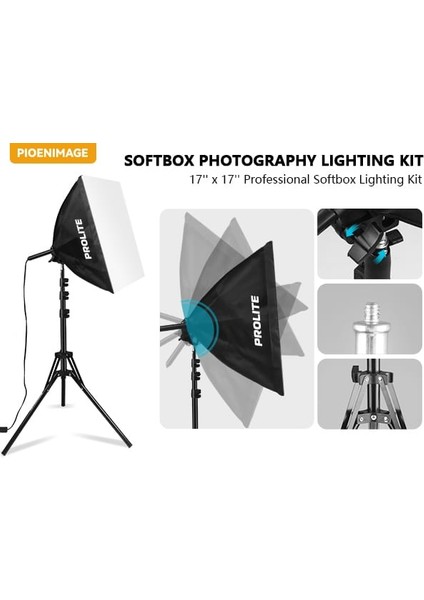Soft Box Işık 2 Li Set Fotoğraf Video Ürün Çekimi