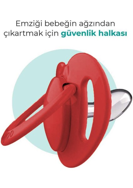 Ortodontik Damaklı Emzik, Yılbaşı Özel Koleksiyonu, 0+ Ay, Saklama Kutulu, Ikili Set indirimleri