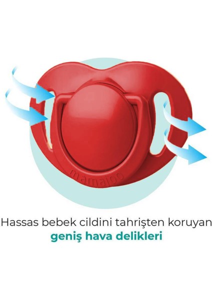 Ortodontik Damaklı Emzik, Yılbaşı Özel Koleksiyonu, 0+ Ay, Saklama Kutulu, Ikili Set