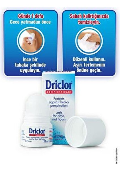 Roll-On 20 ml Kokusuz Antiperspirant Deodorant 2'li Paket Kadın ve Erkek Kullanımı İçin