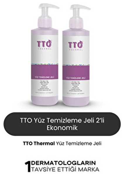 Yüz Temizleme Jeli 200 ml 2 Adet Çay Ağacı Yağı İçeren Yağlı Ciltler İçin Nemlendirici indirimleri