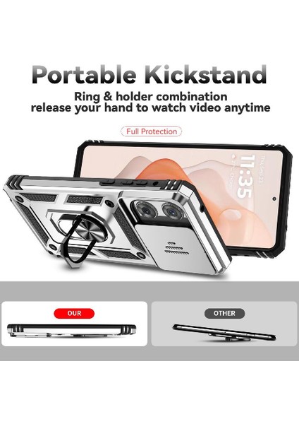 Motorola Moto G Stylus 2025 Için Kılıf Standı Araba Mıknatıs Manyetik Halka Hodler (Yurt Dışından) indirimleri