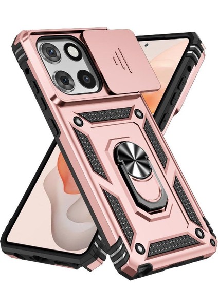 Motorola Moto G Stylus 2025 Için Kılıf Standı Araba Mıknatıs Manyetik Halka Hodler (Yurt Dışından)