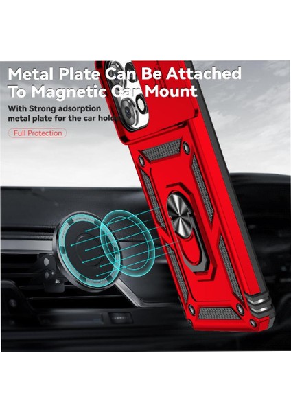 Kılıf Için Motorola Moto G Play 5g 2025 Halka Hodler Araba Mıknatıs Standı Manyetik (Yurt Dışından) fırsatları