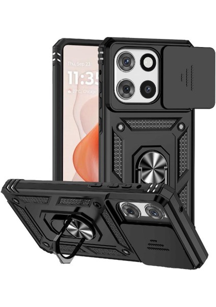 Motorola Moto G Stylus 2025 Için Kılıf Standı Araba Mıknatıs Manyetik Halka Hodler (Yurt Dışından)