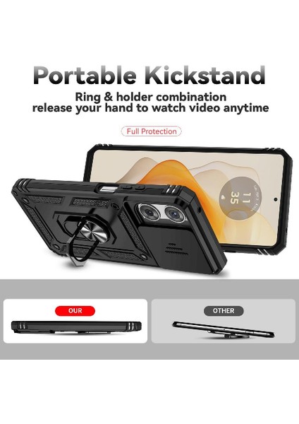 Motorola Moto G 5g 2025 Halka Hodler Manyetik Araba Mıknatıs Standı Için Kılıf (Yurt Dışından) indirimleri