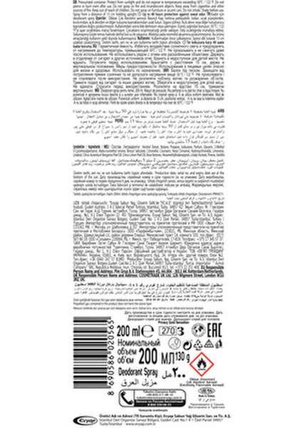 Gold Woman Kadın Deodorant 6x200 ML Pudrasız Ter Kokusuna Karşı 48 Saate Kadar Koruma indirimleri