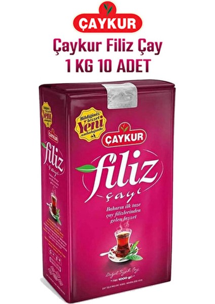 Filiz Çayı 1000 gr x 10 Doğal Siyah Çay Aroması ile Kaliteli Çay Keyfi fiyatları