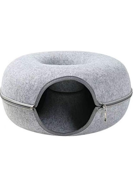 Donut Kedi Yatağı - Gri (Yurt Dışından) fırsatları