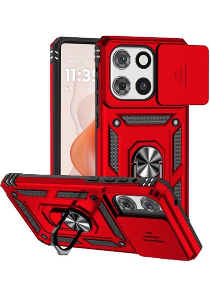 Motorola Moto G Stylus 2025 Için Kılıf Standı Araba Mıknatıs Manyetik Halka Hodler (Yurt Dışından)