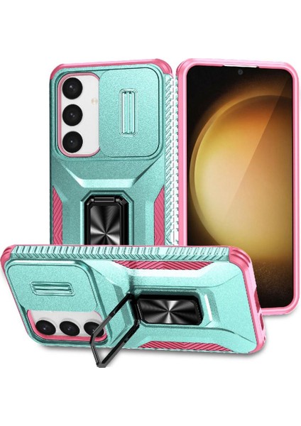 Samsung Galaxy S25 5g Lens Koruma Darbeye Dayanıklı Araba Mıknatıs Halkası Için Kılıf (Yurt Dışından)