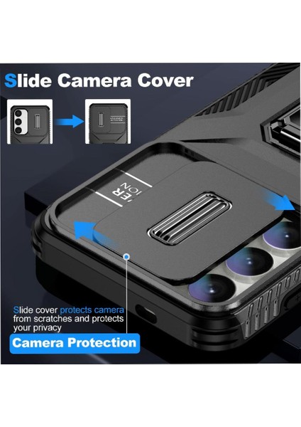 Samsung Galaxy S25 5g Lens Koruma Darbeye Dayanıklı Araba Mıknatıs Halkası Için Kılıf (Yurt Dışından) modelleri