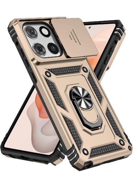 Motorola Moto G Stylus 2025 Için Kılıf Standı Araba Mıknatıs Manyetik Halka Hodler (Yurt Dışından)