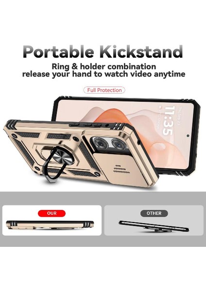 Motorola Moto G Stylus 2025 Için Kılıf Standı Araba Mıknatıs Manyetik Halka Hodler (Yurt Dışından) modelleri