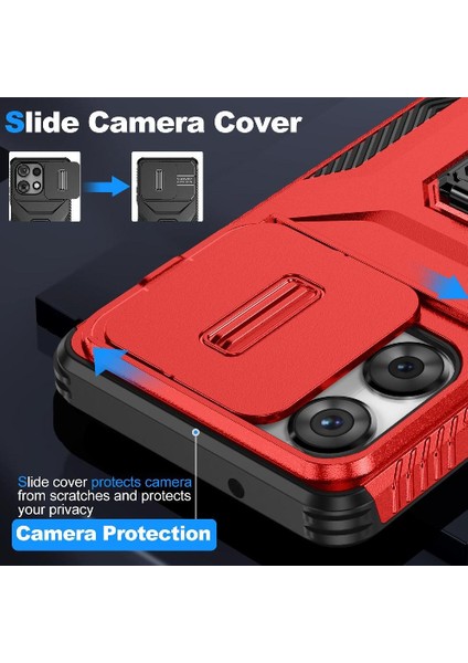 Motorola Moto G Play 5g 2025 Darbeye Dayanıklı Lens Koruma Araba Halkası Için Kılıf (Yurt Dışından) modelleri