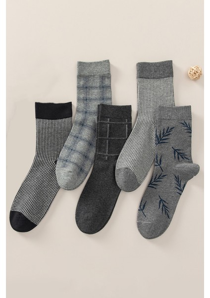 5 Çift Erkek Renkli Soket Çorap