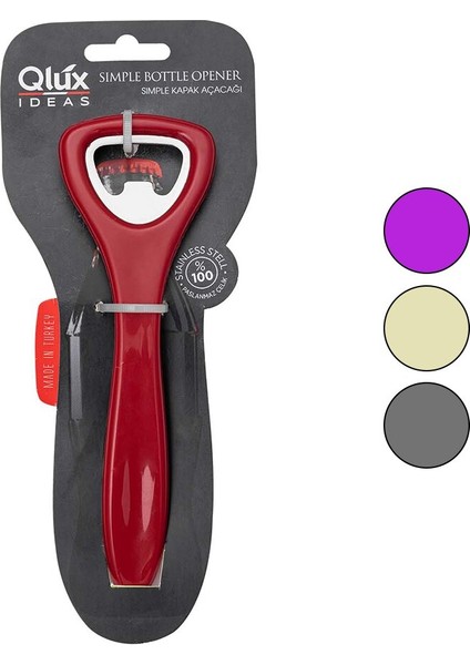 Simple Kapak Açacak Renkli̇ Plasti̇k Sapli (5422)