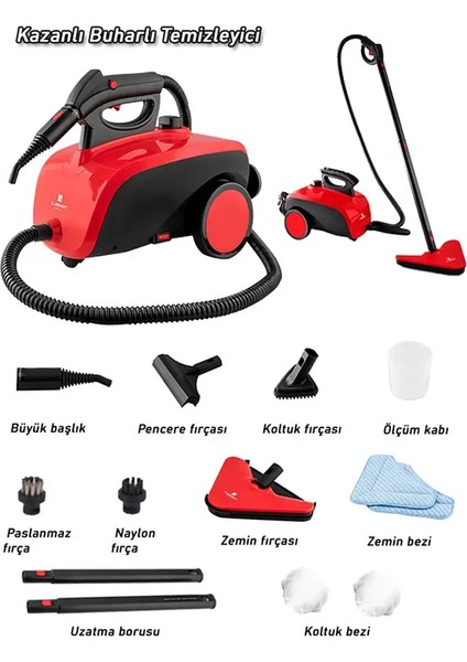 Classen Çok Fonksiyonlu Güçlü Buharlı Temizleyici Makinesi (5422) fiyatları