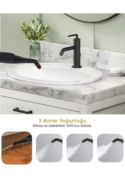 Classen Çok Fonksiyonlu Güçlü Buharlı Temizleyici Makinesi (5422) indirimleri