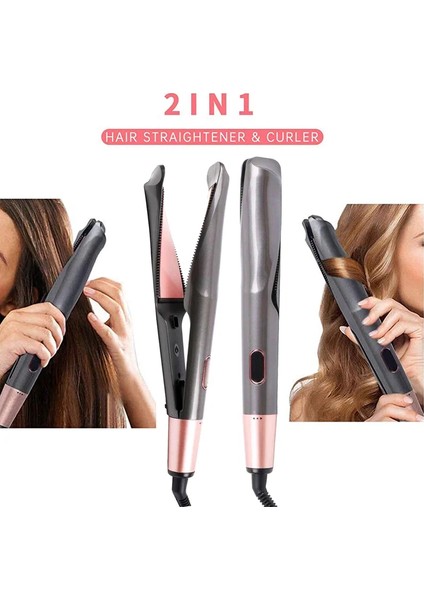 Profesyonel 2&amp;apos;si 1 Arada Saç Kıvırma Düzleştirici (5422) fırsatları