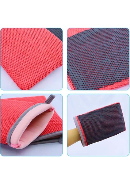 Yüzey Temizleyici Kil Eldiveni Kırmızı 21X16 cm modelleri