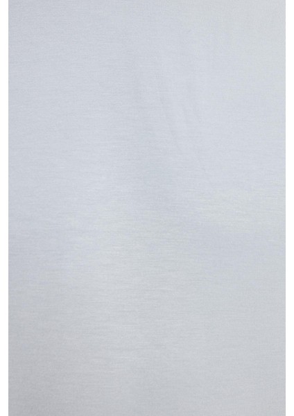 Erkek Relax Fit Rahat Kesim Uzun Kollu Ekstra Yumuşak Bisiklet Yaka Gri Sweatshirt