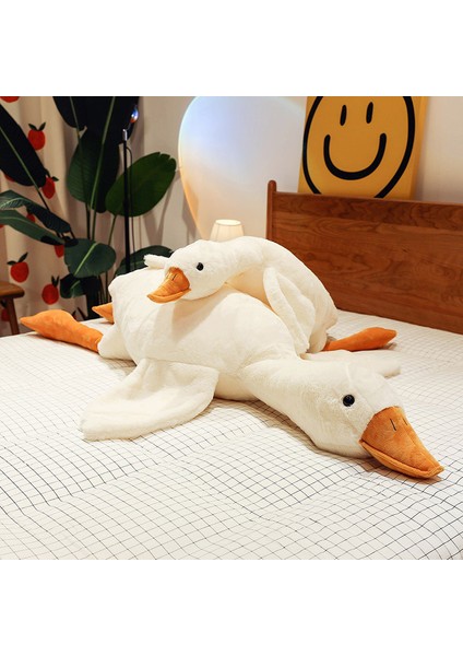 Sevimli Peluş Uyku Arkadaşım Kaz 120 cm Uçan Kaz Morton Uyku Yastığı