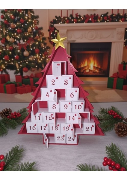 24 Gözlü Yılbaşı Advent Calendar – (30 cm x 27 Cm) modelleri