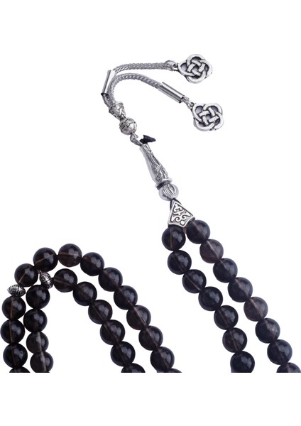 Dumanlı Kuvars Doğal Taş Tesbih 99'lu fiyatları