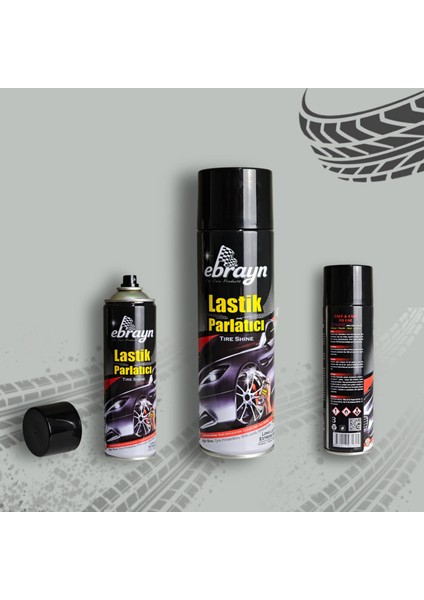 Ebrayn Lastik Parlatıcı Sprey 500 ml - Kalıcı Parıltı ve Koruma!