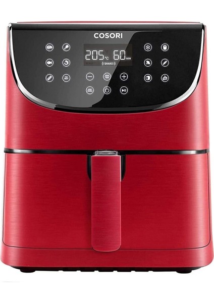 Kırmızı 5.5l Sıcak Hava Fritözü, 11 Programlı, Sağlıklı ve Pratik Kullanım