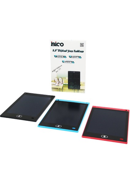 8.5 Inç Di̇ji̇tal Yazi Tahtasi Tablet Yazim - Çi̇zi̇m - Resi̇m Pi̇lli̇ LCD Wri̇ti̇ng Tablet (5422)