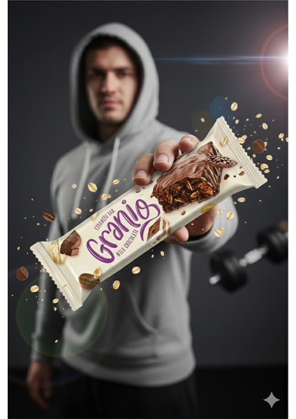 Granıo Sütlü Çikolata Kaplamalı Tiramisu Aromalı Karamelize Bisküvili Tahıl Bar 40 gr x 12 Adet indirimleri