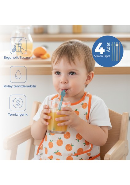 Silikon Pipet 4 Lü Erkek