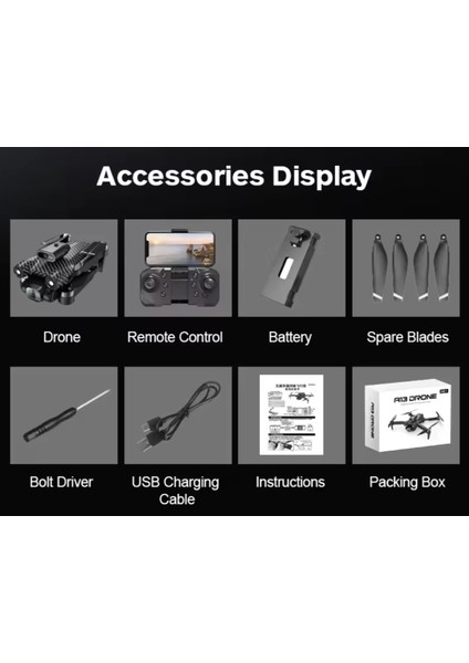 A13 Drone 4K Hd Çift Kamera Optik Akış Engel Kaçınma Katlanabilir Uzaktan Kumandalı Rc Drone fırsatları