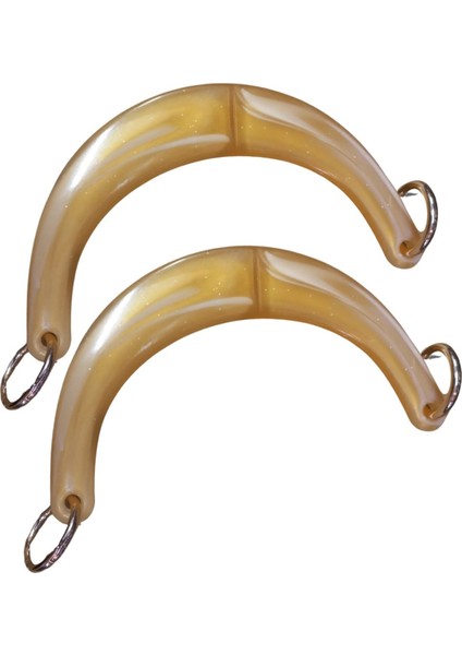 Çanta Sapı Ay Bal Rengi 17 cm