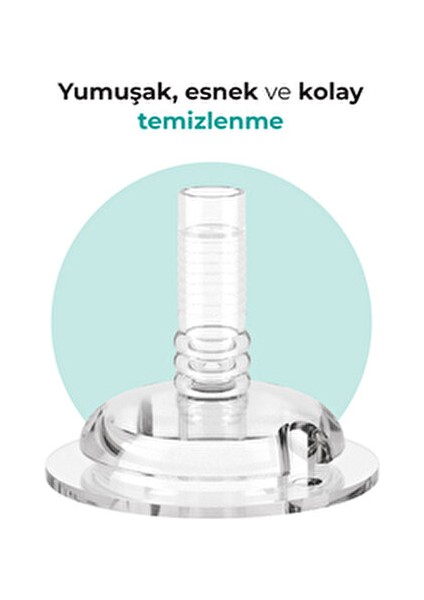 Akıtmaz Pipetli Bardak Yeşil 270 ml +12 Ay İçin Ergonomik Tasarım BPA İçermez indirimleri