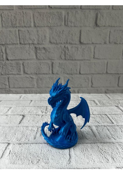 Fantastik Tasarım Ejderha Biblo 12 cm Hediyelik Ev Ofis Aksesuarı modelleri