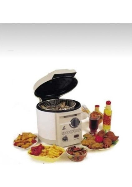 Yüksek Güçlü 1600W Fritöz, Pratik ve Lezzetli Atıştırmalıklar Için