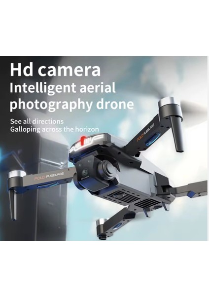 C13S Drone 4K Üçlü Kamera Engel Kaçınma 360° Akrobasi Fırçasız Motor Optik Akış Katlanabilir Drone modelleri