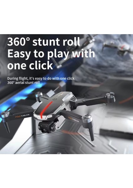 C13S Drone 4K Üçlü Kamera Engel Kaçınma 360° Akrobasi Fırçasız Motor Optik Akış Katlanabilir Drone fırsatları