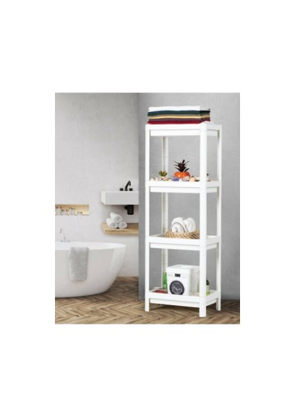 Beyaz Di̇kdörtgen Raf Üni̇tesi̇ Plasti̇k (5422)