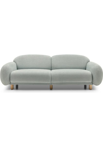 Bonita Üçlü Koltuk - Bukle - Dumanlı Deniz