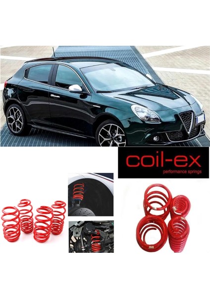 Alfa Rome Giulietta 2016-2020 Coil-Ex 2 cm Spor Helezon Yay