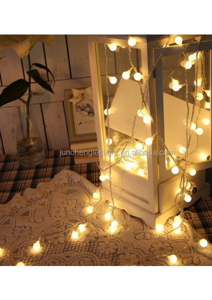 3m 20 LED Beyaz Top Gün Işığı Pilli 2 Kademeli Yumuşacık Işıkla Evini Saran Dekoratif LED Işık Zinciri fiyatları