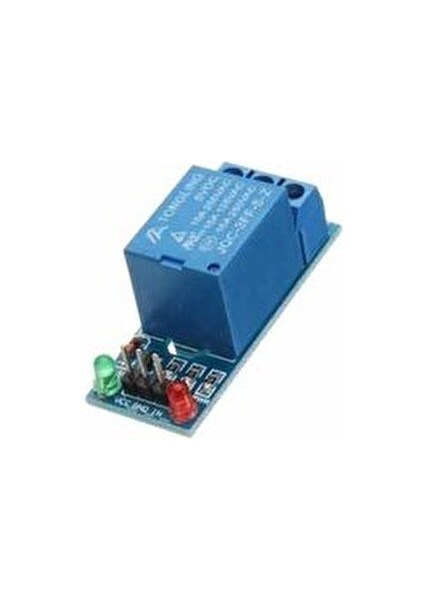 Tek Kanallı 5V Röle Modülü Tekli Röle Kartı 1 Kanal 10A 250VAC Kontrol Özellikli
