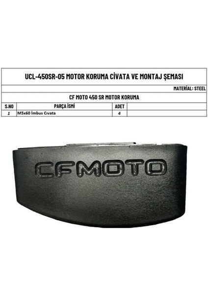Motor Koruma Takozu 450SR Cfmoto 2023-2024 Uyumlu fırsatları
